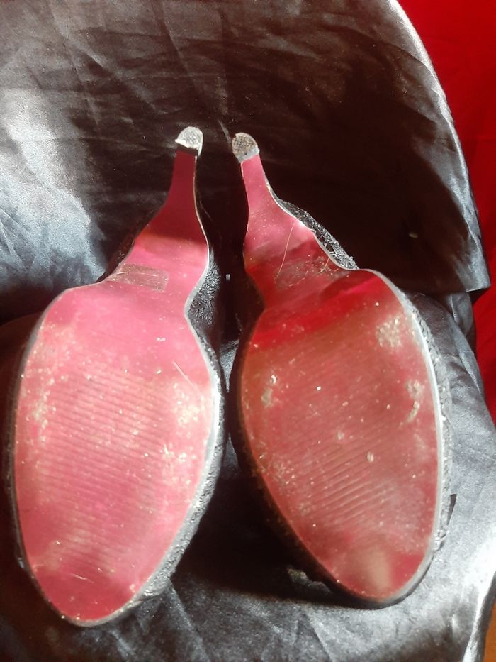 Escarpins noirs dentelles - photo numéro 4