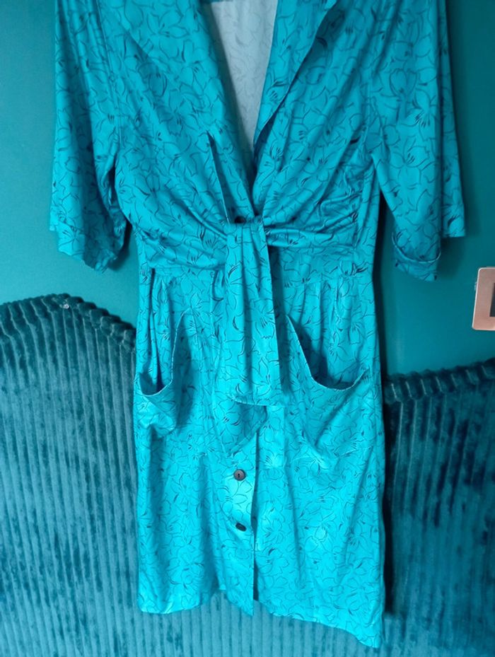 Robe paréo turquoise - photo numéro 2