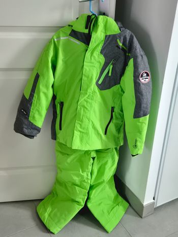 Ensemble Ski Sun Valley 6 ans - Vert Fluo (Visibilité Top)