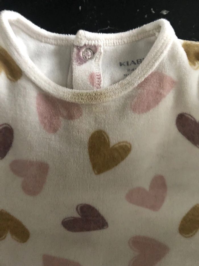 Lot 3 pyjamas velour tachés - photo numéro 10