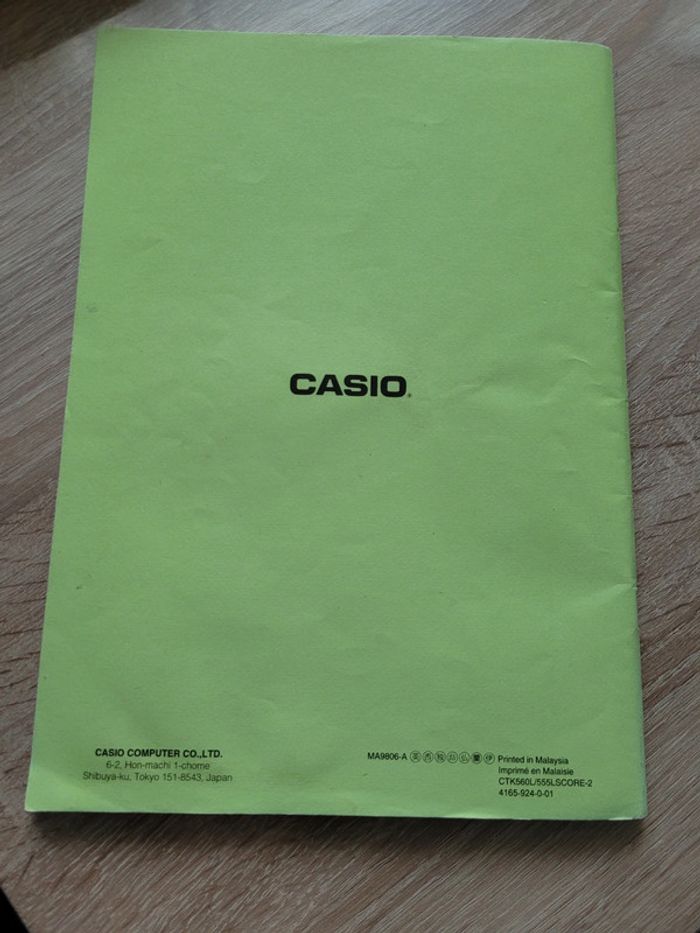 Song book CTK-555L/CTK-560L - photo numéro 3