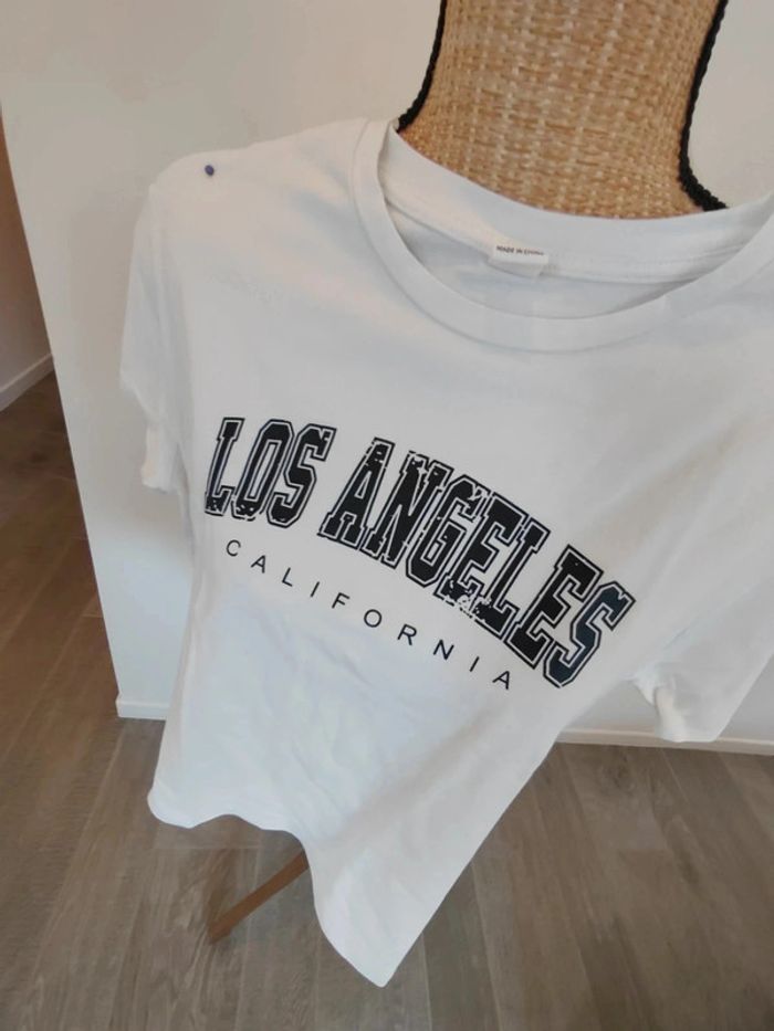 Tee-shirt Los Angeles taille 11 / 12 ans blanc