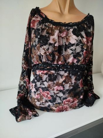 #blouse#manches longues #fleurie