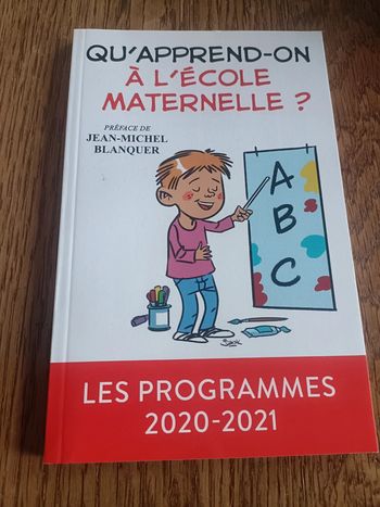 Qu'apprend on à l'école maternelle