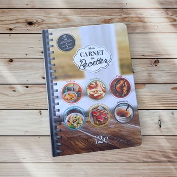 📒 Carnet de recettes neuf – indispensable en cuisine ! 📒