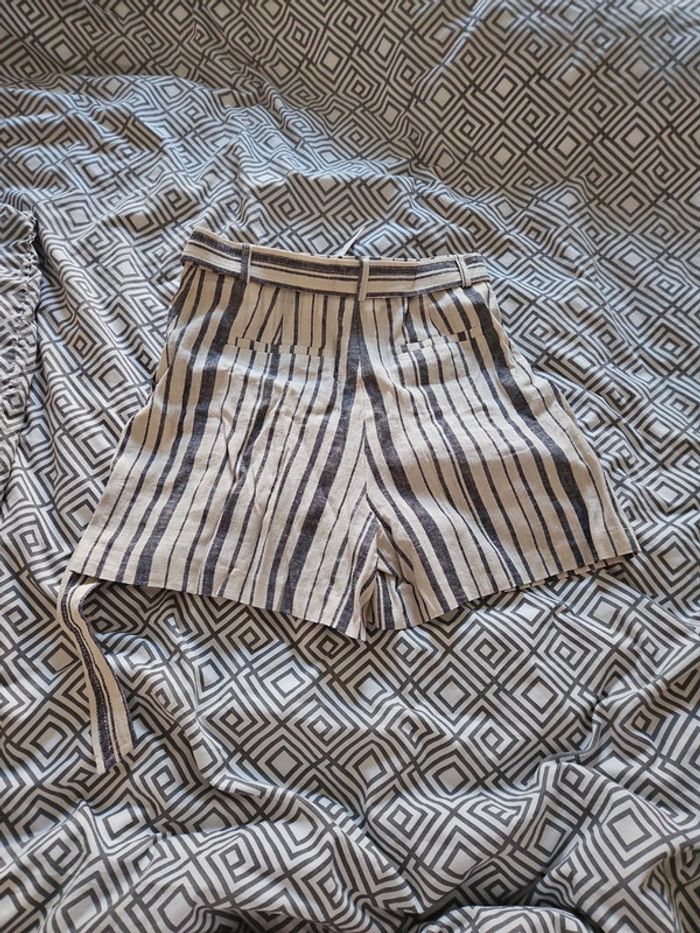 Short lin rayé asos été - photo numéro 4