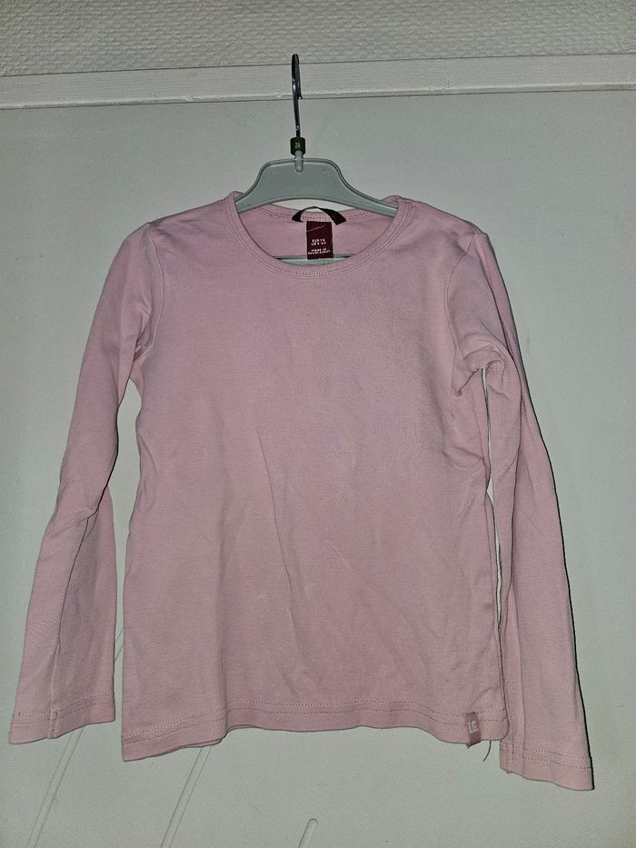T-shirt rose uni 5/6ans H&M
