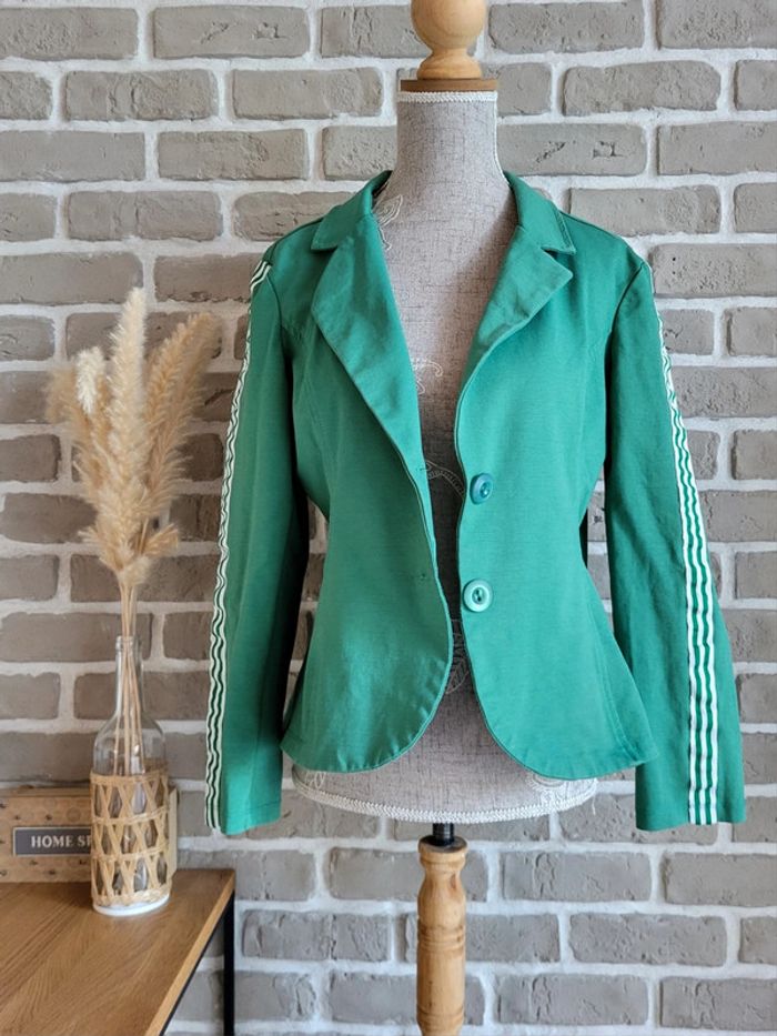 Veste blazer vert G. Ricceri - streetwear chic