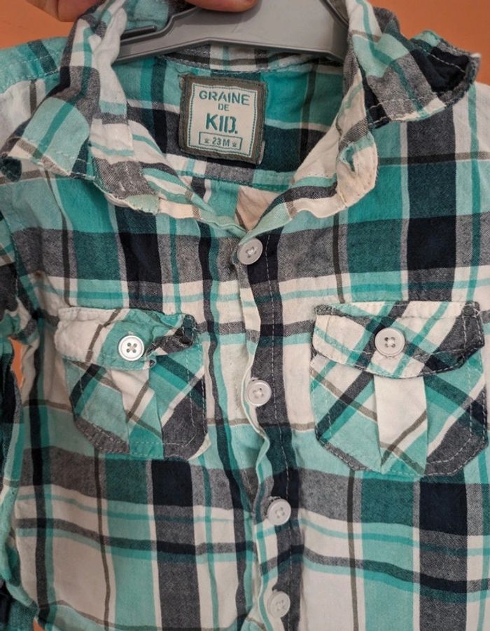 Chemise à carreaux - photo numéro 2