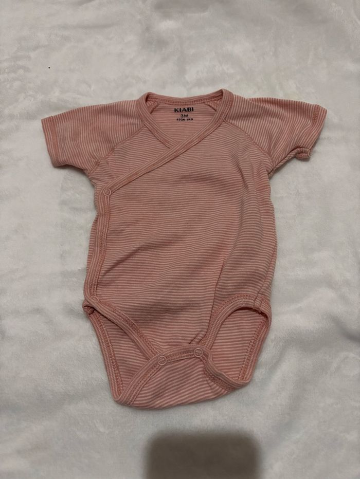 💗🐚Lot de trois bodies bébé - style mer & coquillage🐚💗 - photo numéro 2