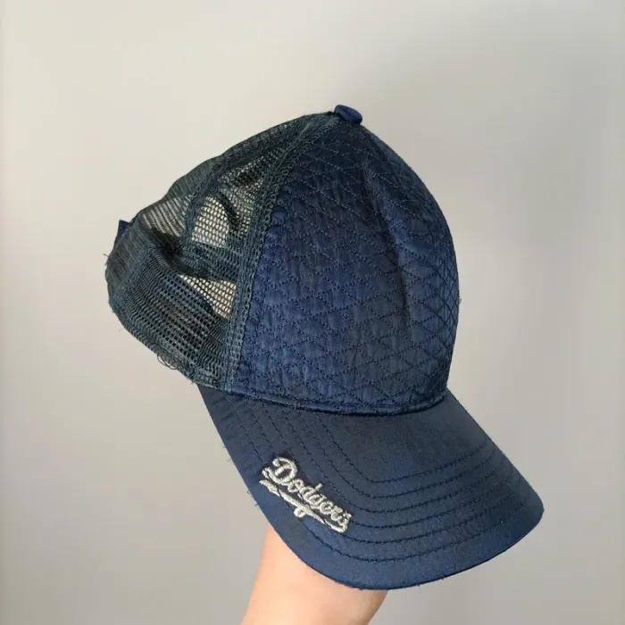 Casquette filet bleue LA Dodgers New Era, réglable, style streetwear T002 - photo numéro 5