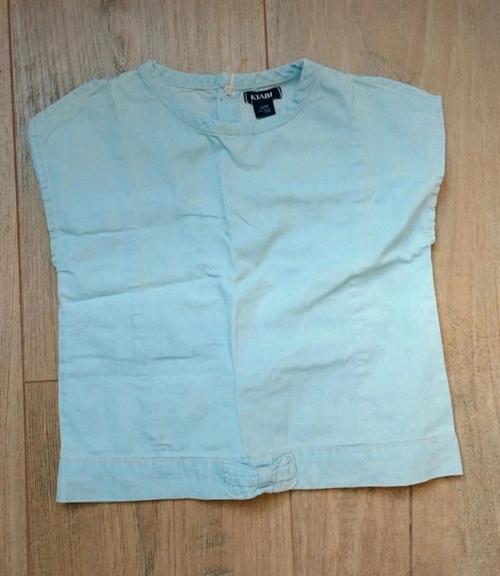 Blouse Tshirt jean souple Kiabi 12 mois