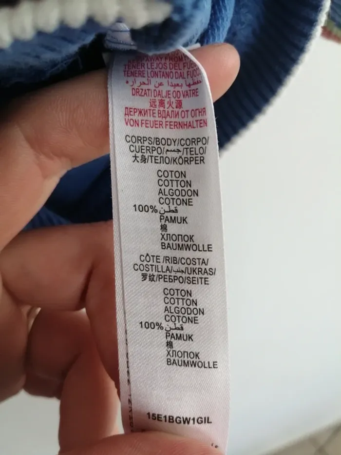 Veste à capuche zippé sergent major bleu - photo numéro 8