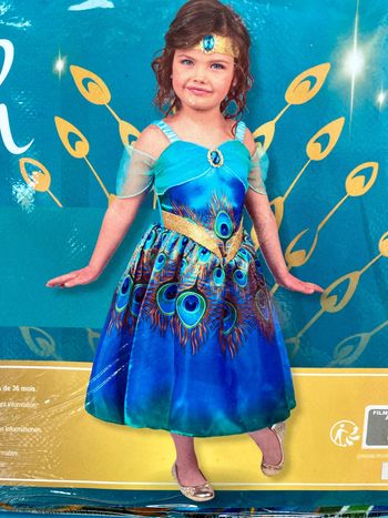 Déguisement Princesse Hannah 5/7 ans NЕUF (prix normal: 38eur)