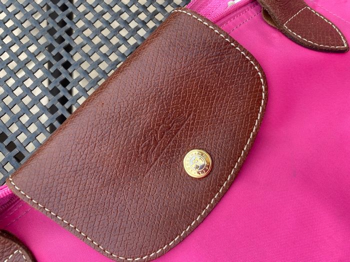 Grand sac Longchamp rose - photo numéro 3