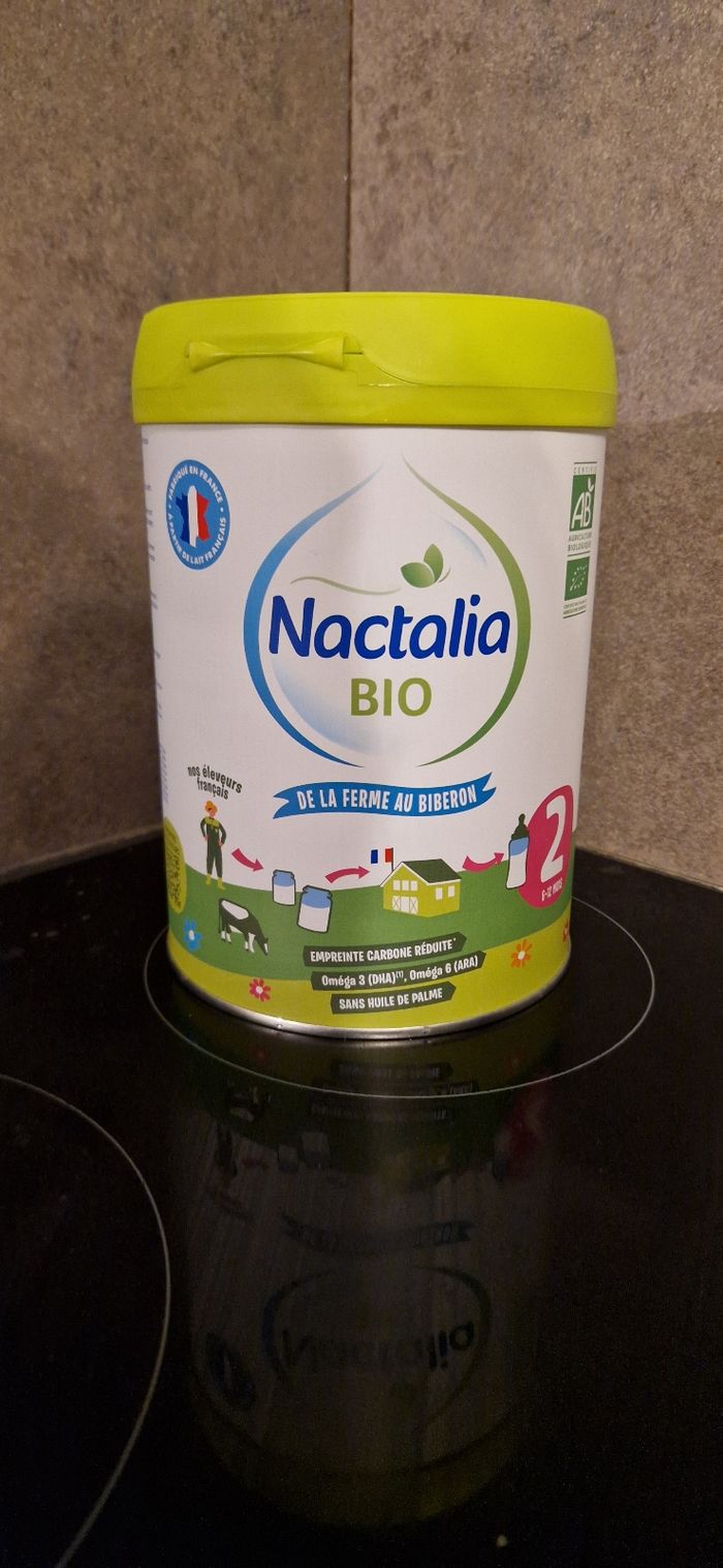 Lait Nactalia bio 2eme age