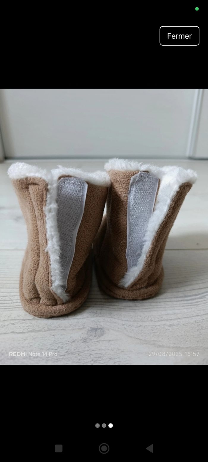 Chausson bebe fourré