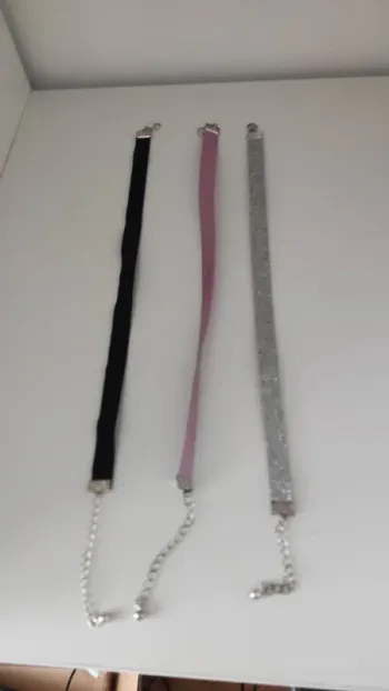 Lot de 3 ras de cou