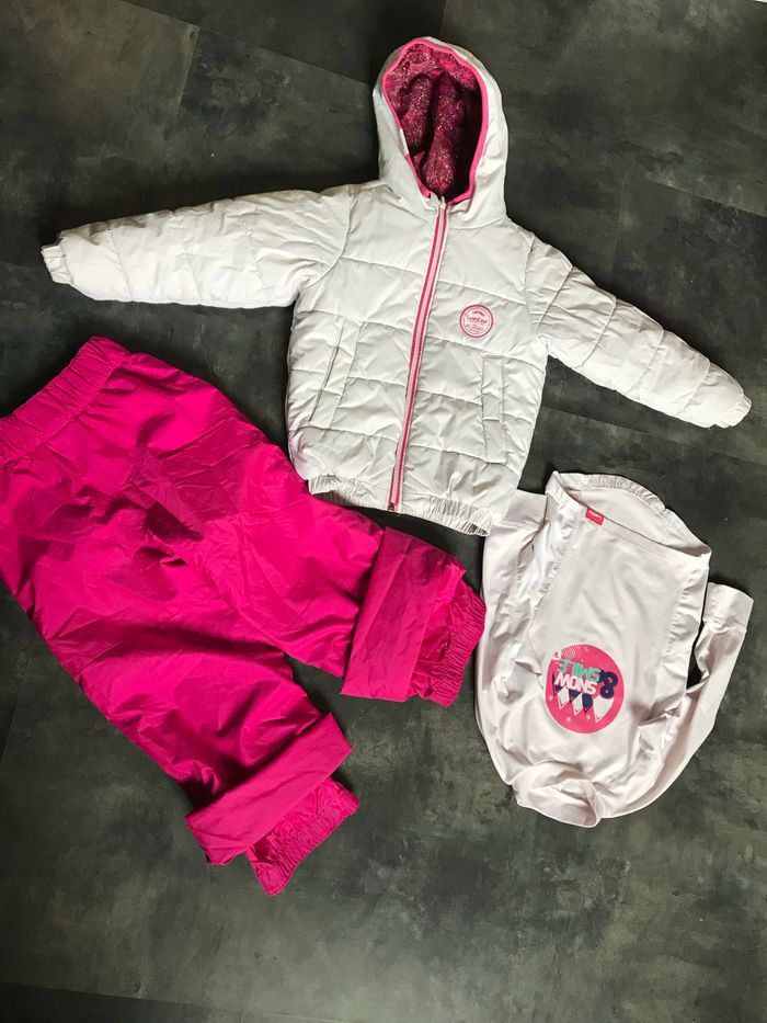 Lot fille sport d’hiver blouson Reversible 4/5 ans Decathlon - photo numéro 5