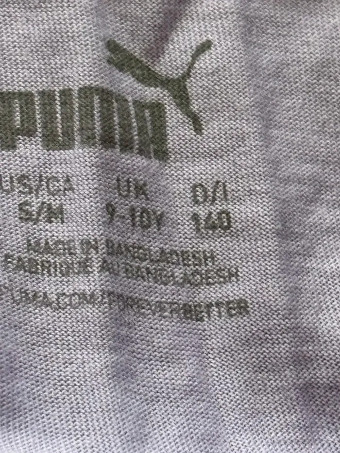 T shirt Puma fille violet sport manches courtes - photo numéro 3