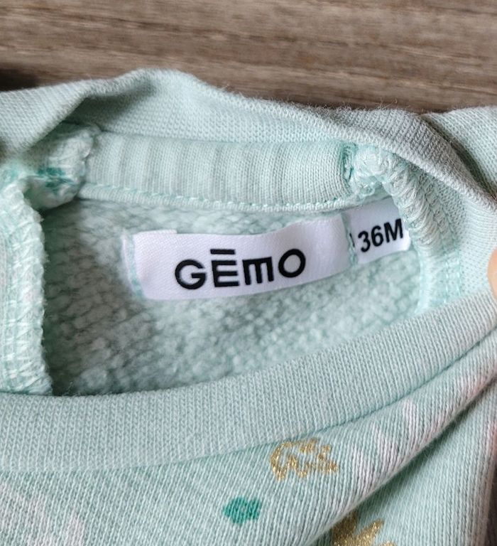 Pyjama épais fleuri taille 36 mois - photo numéro 5