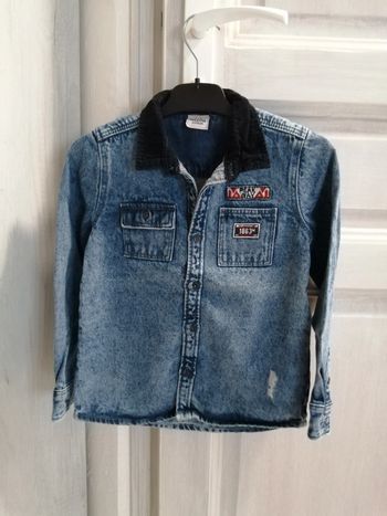 Chemise en jean garçon tape à l' oeil