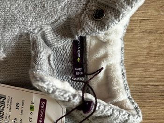 Pull gris bébé mixte Sergent Major 6 mois NEUF 🐧 - photo numéro 3
