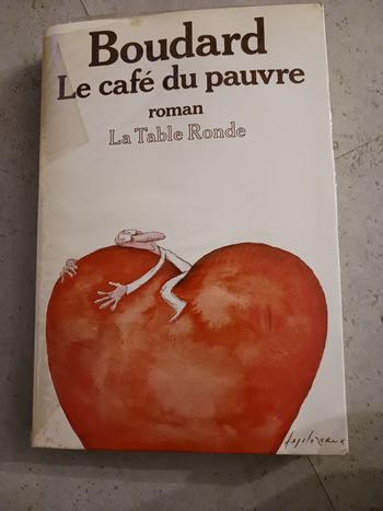 livre le café du pauvre La table ronde Boudard