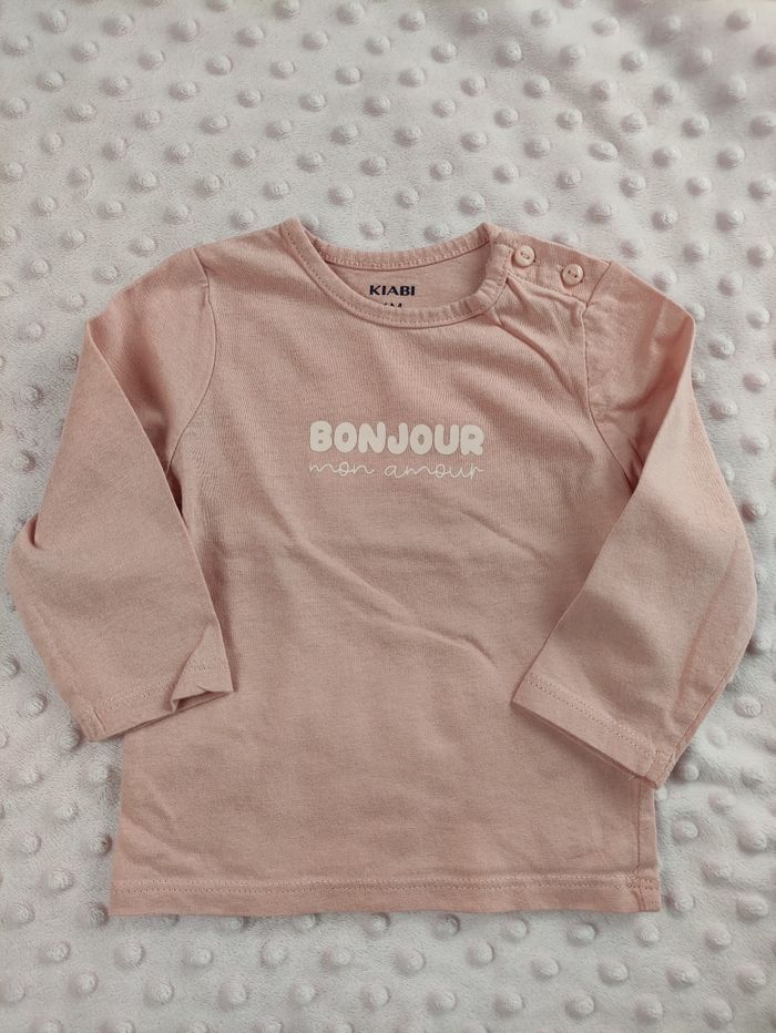 Lot de 3 sweatshirts manches longues Kiabi taille 6 mois - photo numéro 5