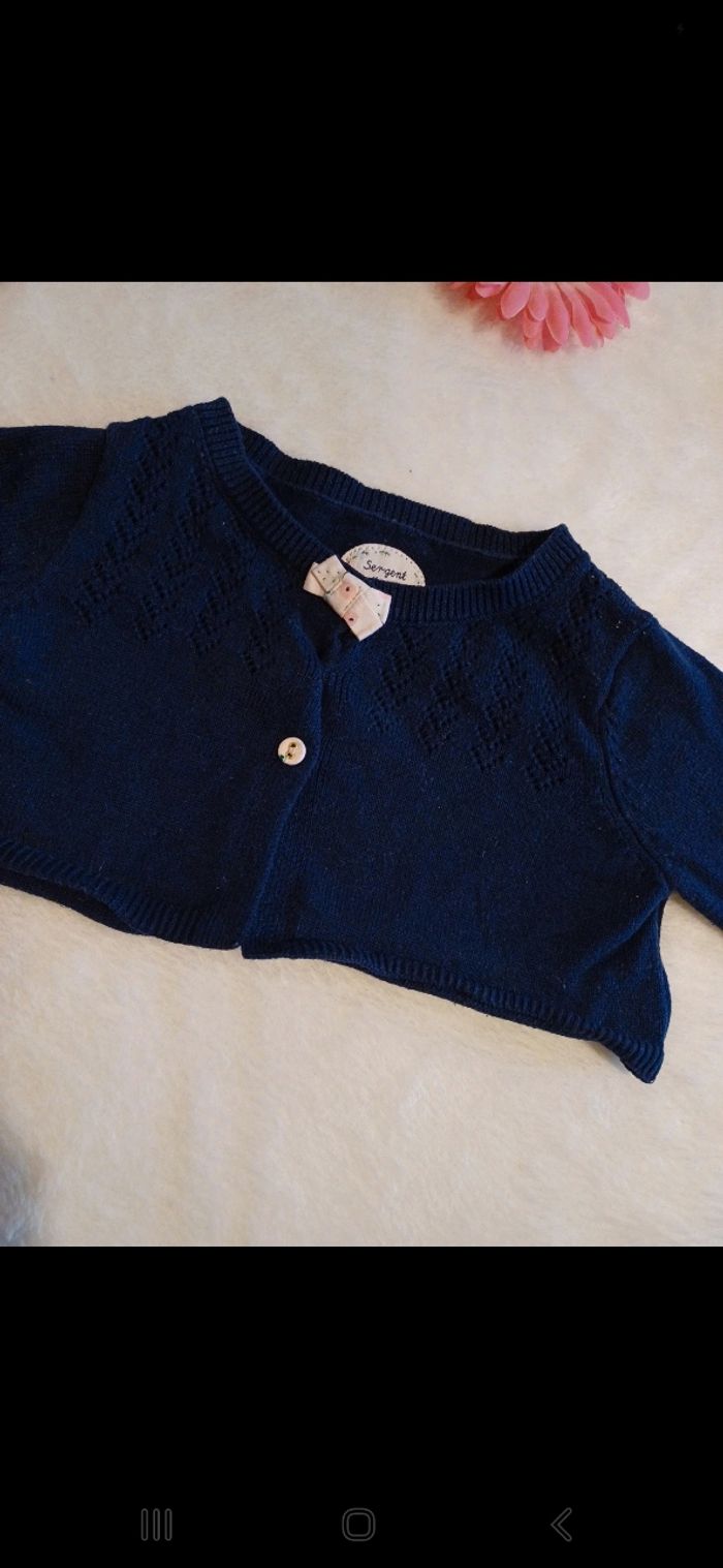 Boléro bébé taille 12 mois