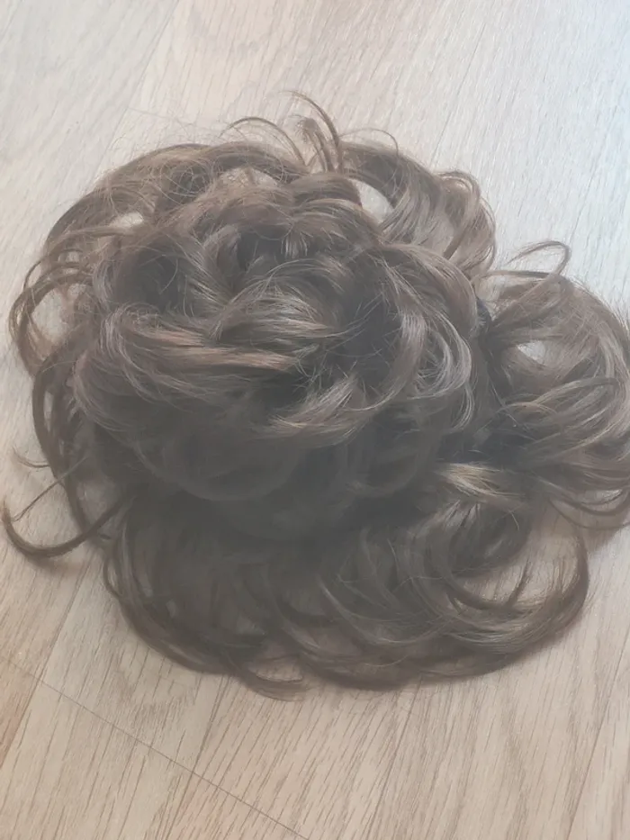 Extensions cheveux chignon marron chatain - photo numéro 6