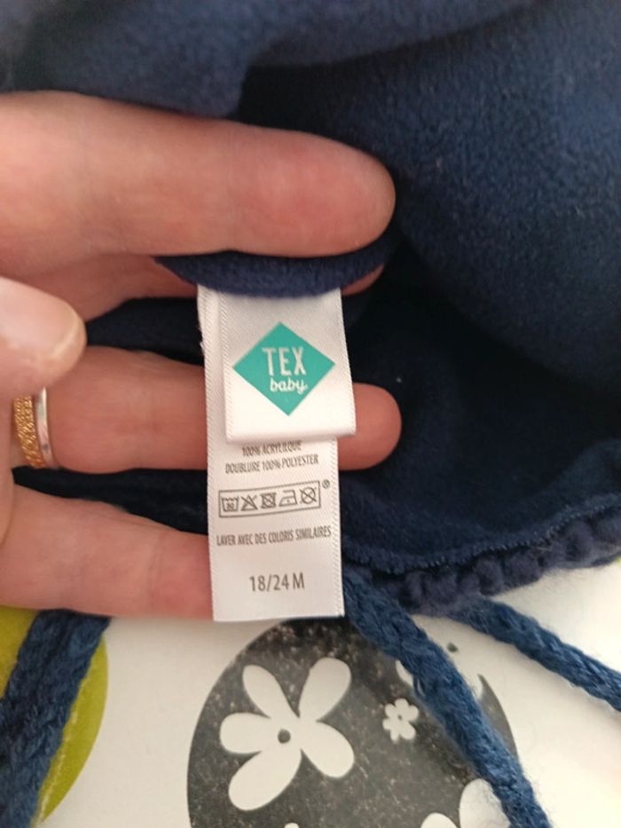 Bonnet + gant 18/24 mois Tex - photo numéro 2