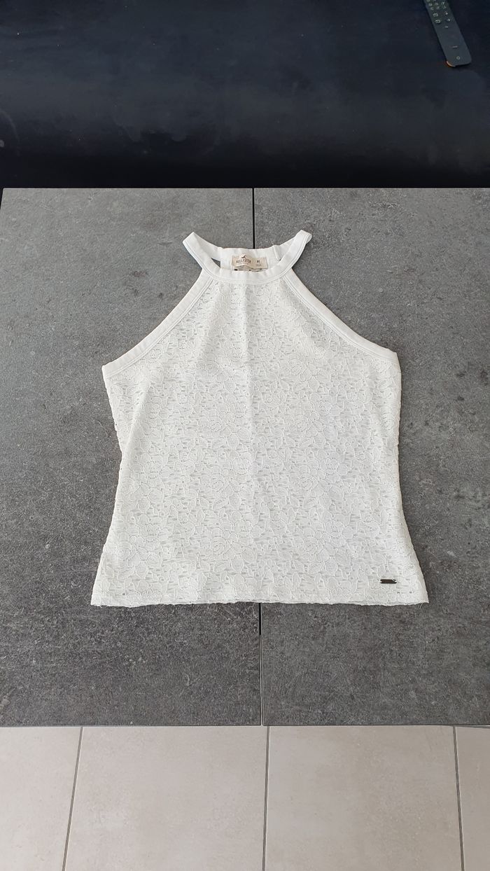 Haut neuf blanc cassé Hollister en S