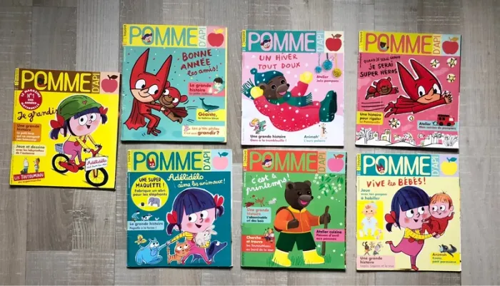 Lot magazines Pomme d’api