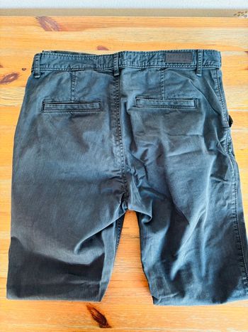 Pantalon chino noir Superdry