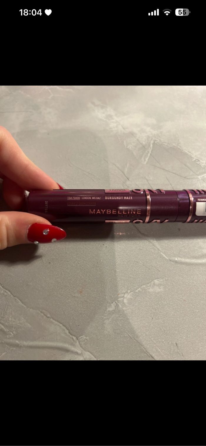 Mascara mauve Maybelline - Neuf avec étiquette - photo numéro 2