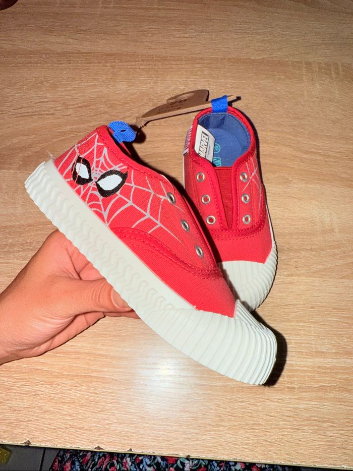 Spiderman basket en toile