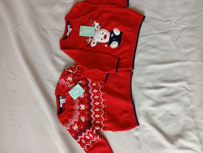 Lot 2 pull  Noël i neuf