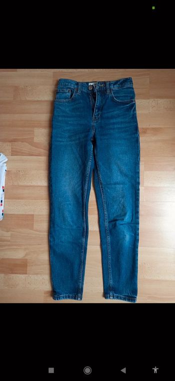 Jean Mango taille 32 mom bleu