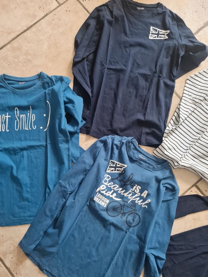 5 hauts manches longues 14 ans vertbaudet neuf - photo numéro 9