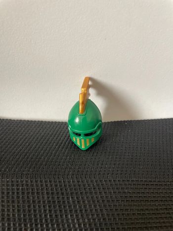 Playmobil casque chevalier du dragon vert 4586 armure moyen âge château citadelle forteresse