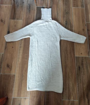 Pull long blanc