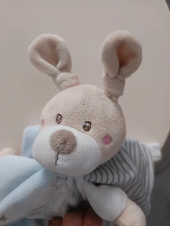 Doudou lapin bleu simba toys - photo numéro 3