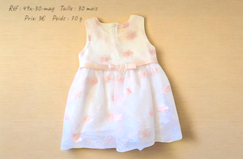 Robe 30 mois (49x-30-ctbe1)