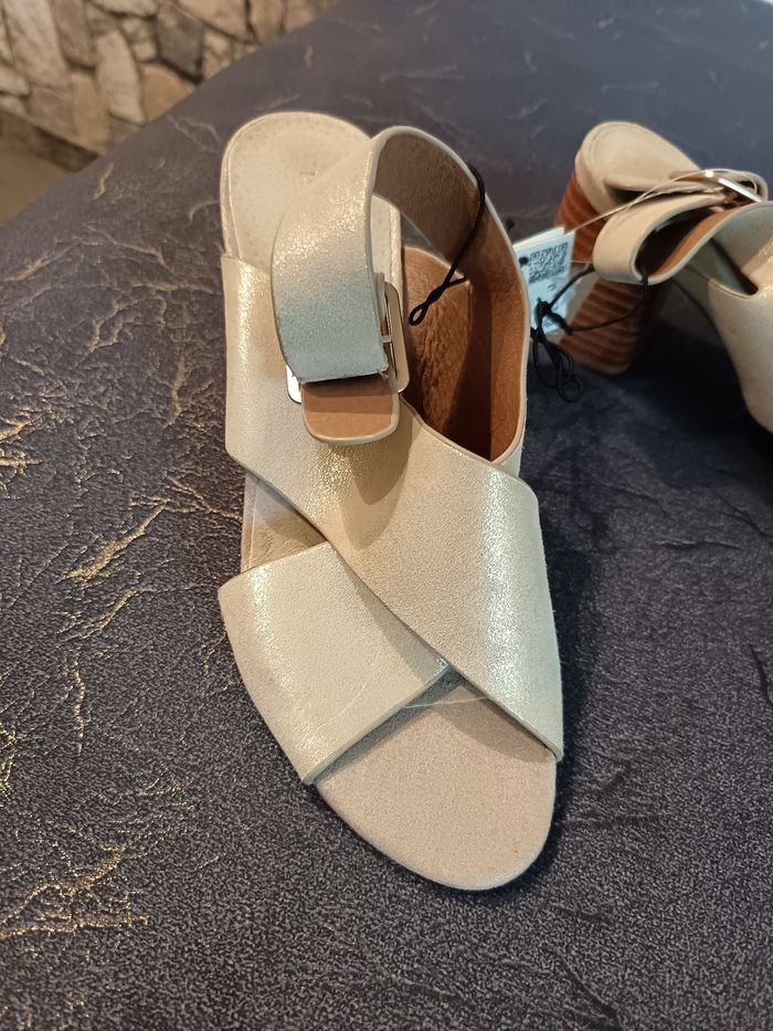 Sandales cuir Monoprix 36 - photo numéro 8