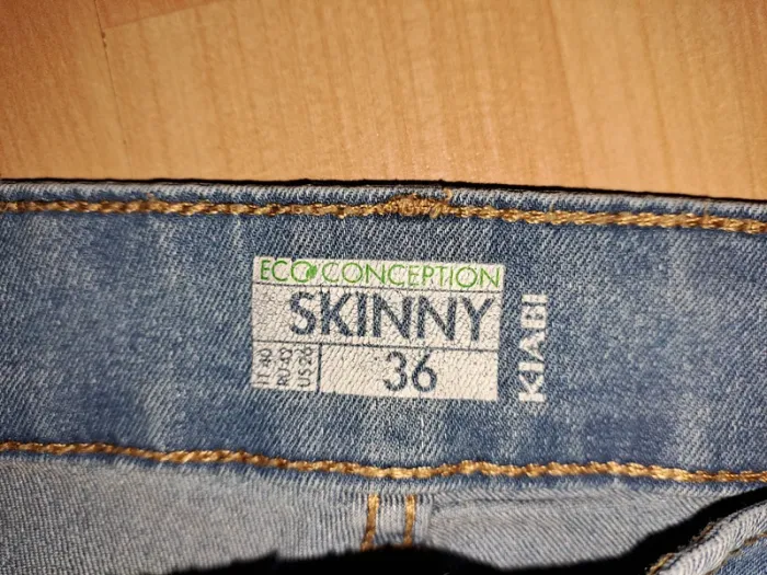 Jean Skinny Bleu Clair Taille 36 - Kiabi - Confortable et Tendance - photo numéro 2