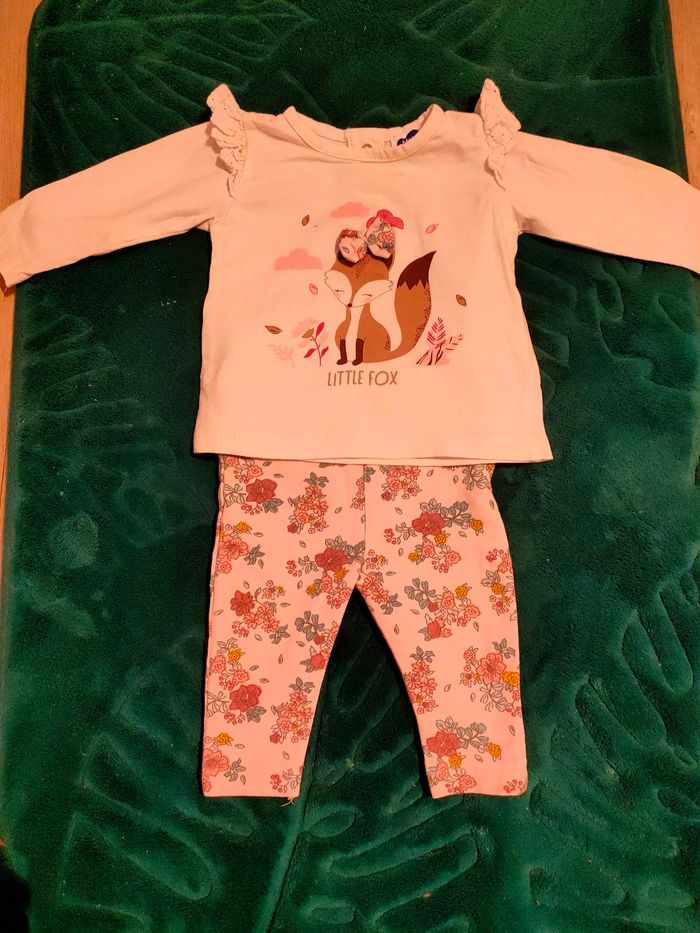 Ensemble fille 3 mois