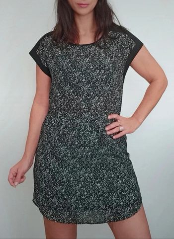 Robe été casual fluide noire et blanche taille 36