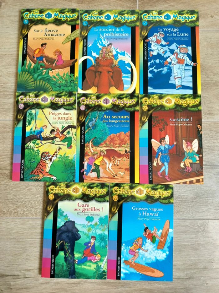 Lot de Romans : La cabane magique
