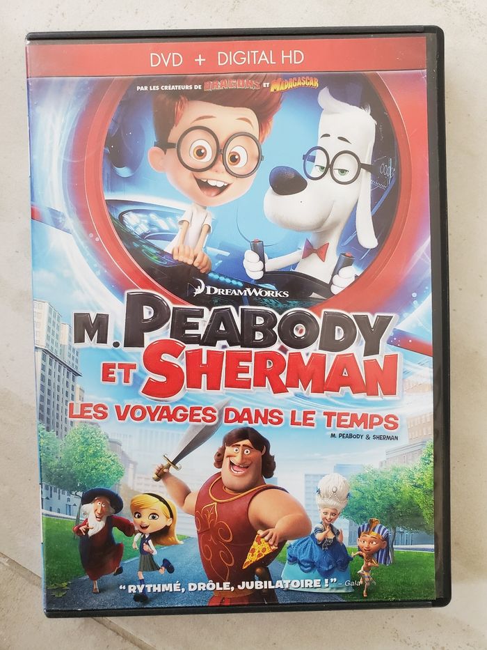 DVD M Peabody et Sherman les voyages dans le temps Dreamworks